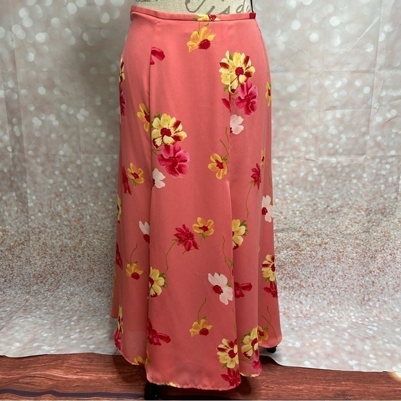 Kasper Floral Print Skirt 6 - Picture 2 of 6